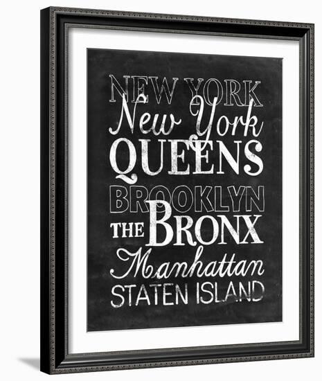 Places to Be - New York-Lottie Fontaine-Framed Giclee Print