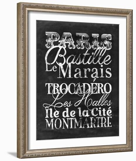 Places to Be - Paris-Lottie Fontaine-Framed Giclee Print