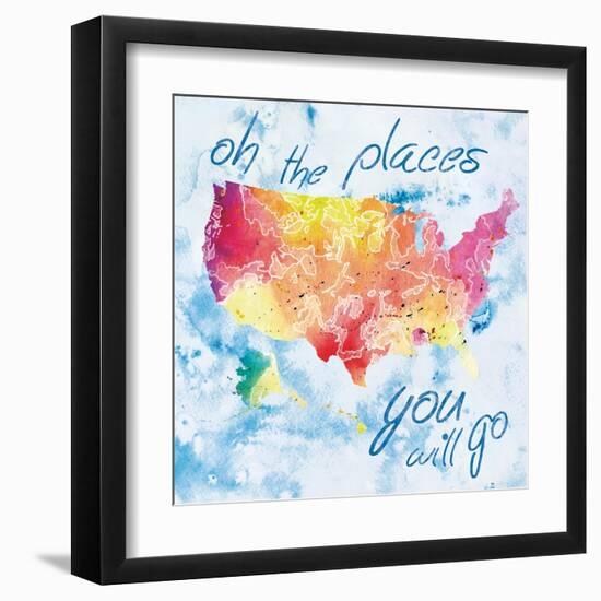 Places You Will Go-Lauren Gibbons-Framed Art Print