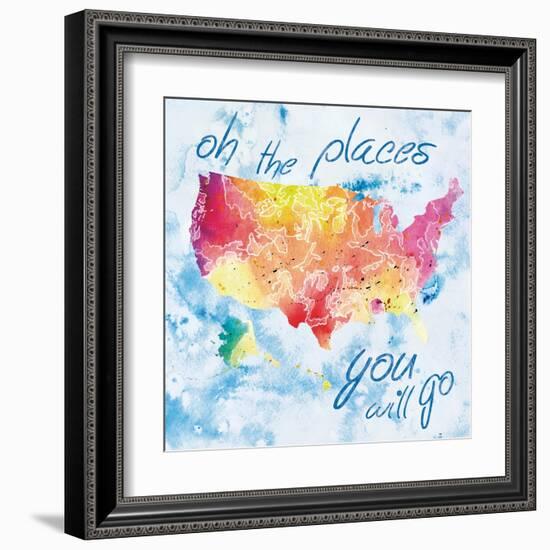 Places You Will Go-Lauren Gibbons-Framed Art Print