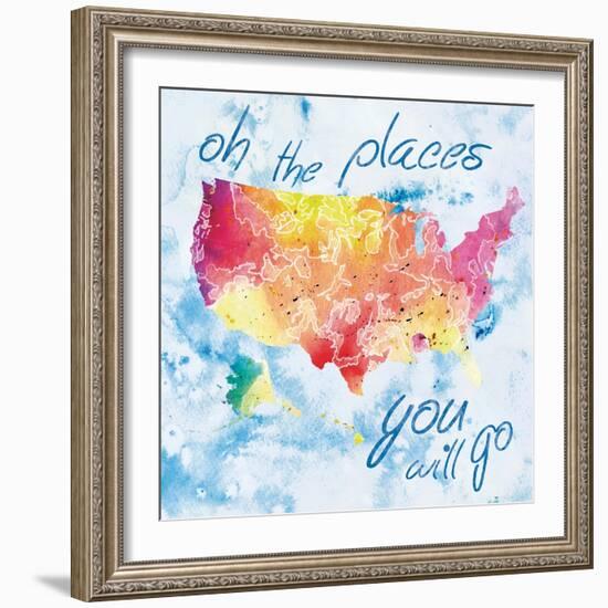 Places You Will Go-Lauren Gibbons-Framed Premium Giclee Print