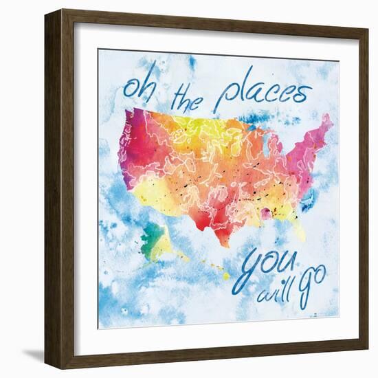Places You Will Go-Lauren Gibbons-Framed Premium Giclee Print