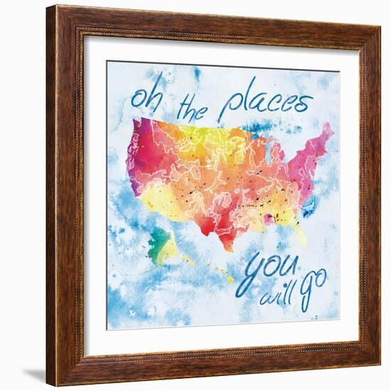 Places You Will Go-Lauren Gibbons-Framed Premium Giclee Print