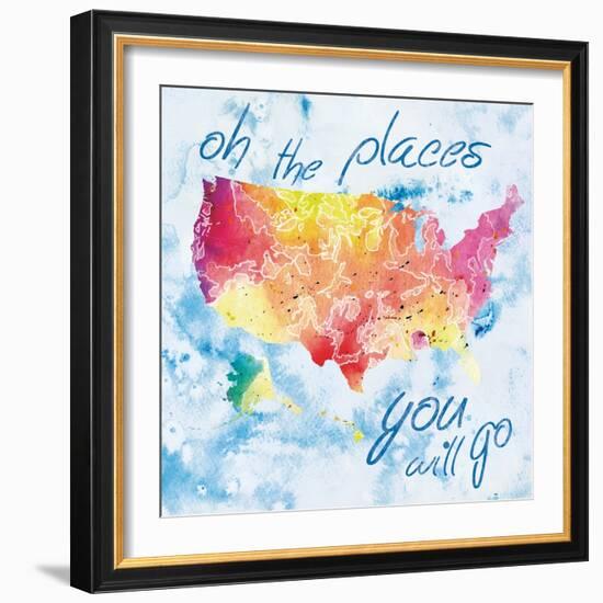 Places You Will Go-Lauren Gibbons-Framed Premium Giclee Print