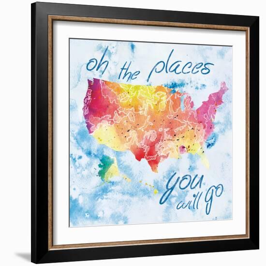 Places You Will Go-Lauren Gibbons-Framed Art Print