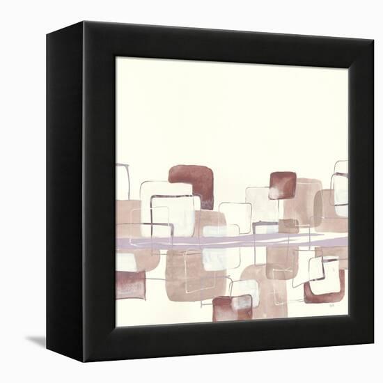 Placid Boxes I Blush-Chris Paschke-Framed Stretched Canvas