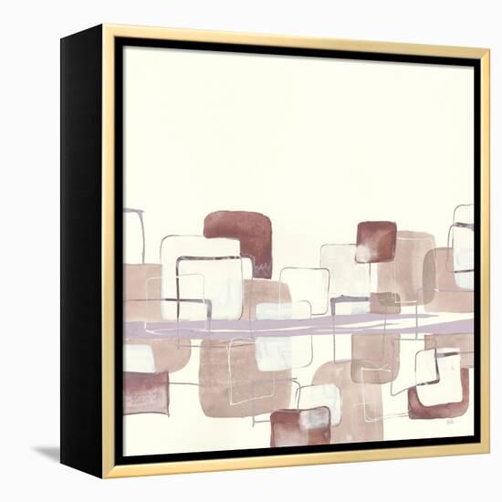Placid Boxes I Blush-Chris Paschke-Framed Stretched Canvas