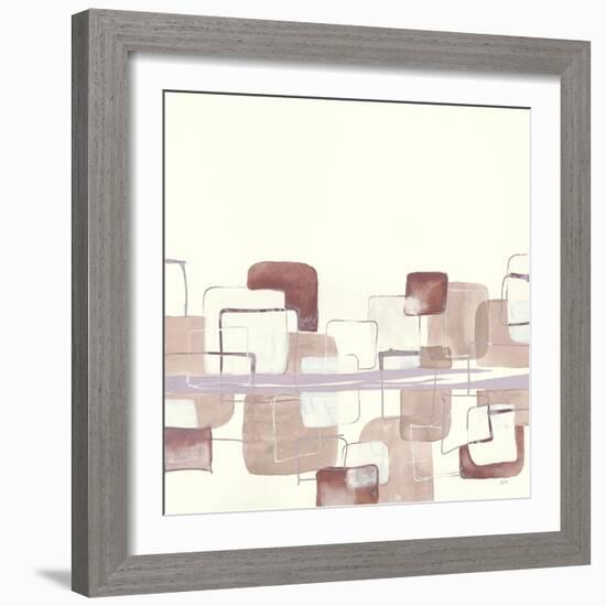 Placid Boxes I Blush-Chris Paschke-Framed Art Print