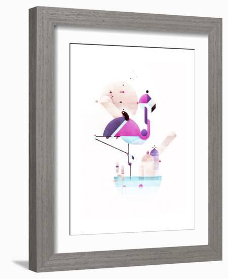 Placido Flamingo-Antony Squizzato-Framed Giclee Print