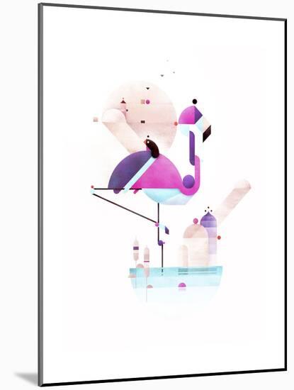 Placido Flamingo-Antony Squizzato-Mounted Giclee Print