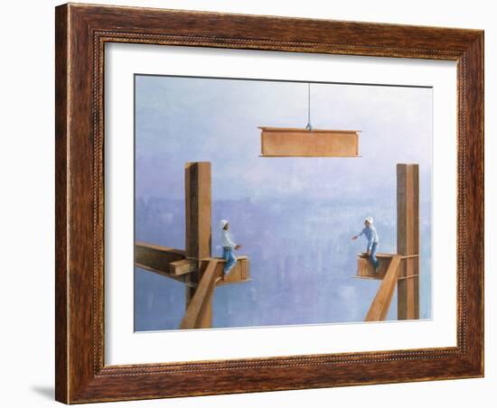 Placing the Last Link-Lincoln Seligman-Framed Giclee Print