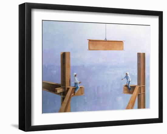 Placing the Last Link-Lincoln Seligman-Framed Giclee Print