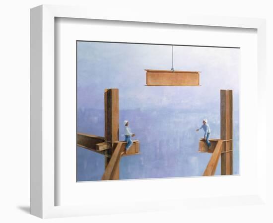 Placing the Last Link-Lincoln Seligman-Framed Giclee Print