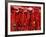 Placques Adorn the Fence of the Four Gates Buddhist Temple, Shandong Province, Jinan, China-Bruce Behnke-Framed Photographic Print