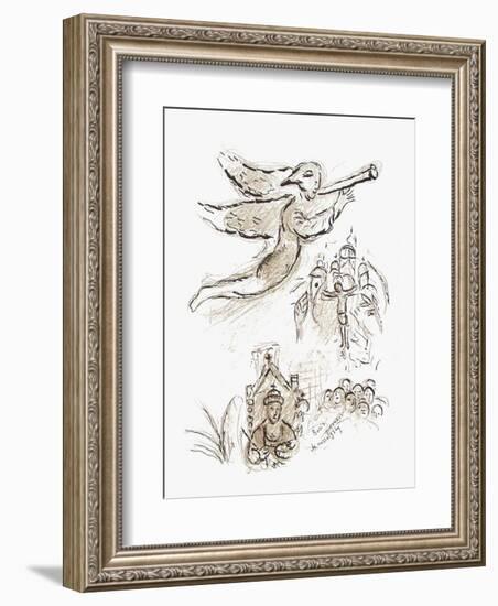 Plafond de l'Opéra: Boris Godounov-Marc Chagall-Framed Collectable Print