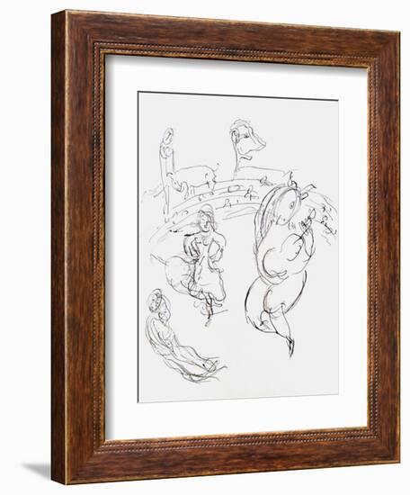 Plafond de l'Opéra: Carmen-Marc Chagall-Framed Collectable Print