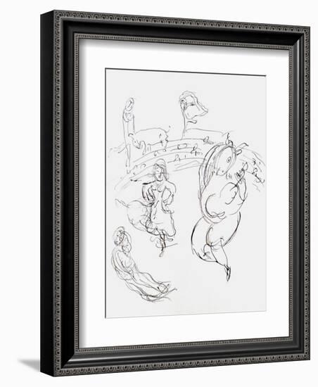 Plafond de l'Opéra: Carmen-Marc Chagall-Framed Collectable Print