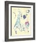 Plafond de l'Opéra: Lange de Mozart-Marc Chagall-Framed Premium Edition