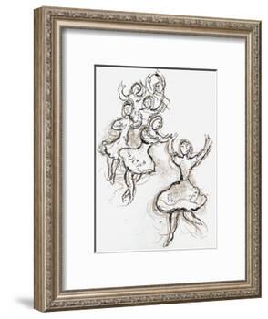 Plafond de l'Opéra: le Lac des Cygnes-Marc Chagall-Framed Collectable Print