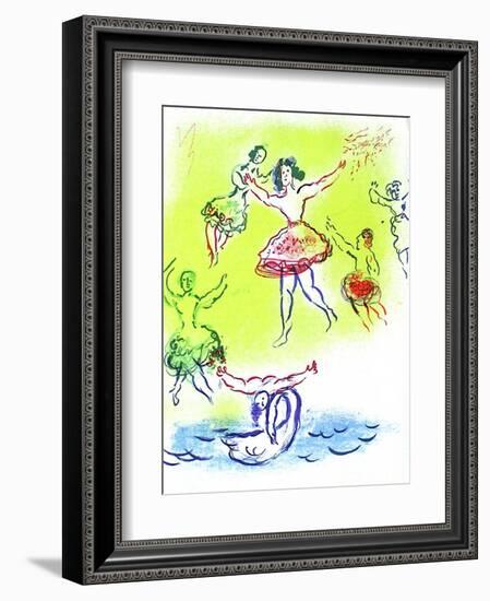 Plafond de l'Opéra: Le Lac Des Cygnes-Marc Chagall-Framed Collectable Print