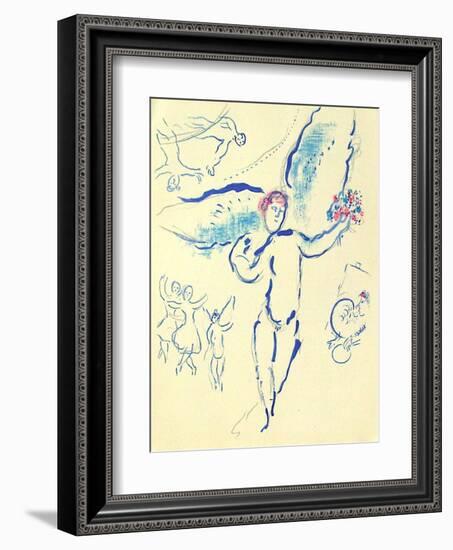 Plafond de l'Opéra: Loiseau de Feu-Marc Chagall-Framed Collectable Print