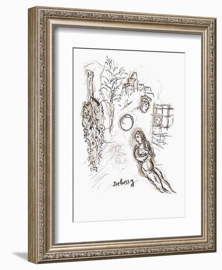 Plafond de l'Opéra: Pelleas et Melisande-Marc Chagall-Framed Collectable Print