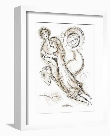 Plafond de l'Opéra: Romeo et Juliette-Marc Chagall-Framed Premium Edition