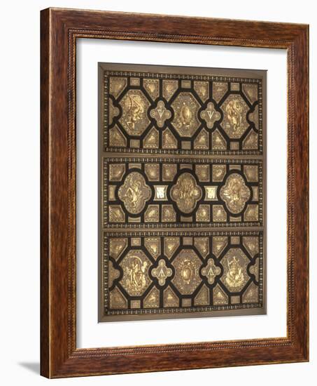 Plafond de la chambre d'Henri II-null-Framed Giclee Print