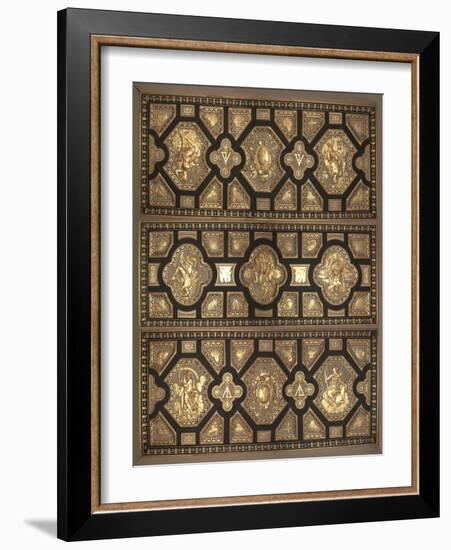 Plafond de la chambre d'Henri II-null-Framed Giclee Print