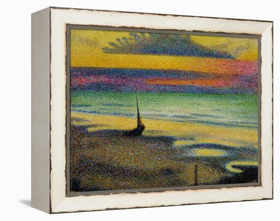 Plage a Heist. 1891-92-Georges Lemmen-Framed Premier Image Canvas