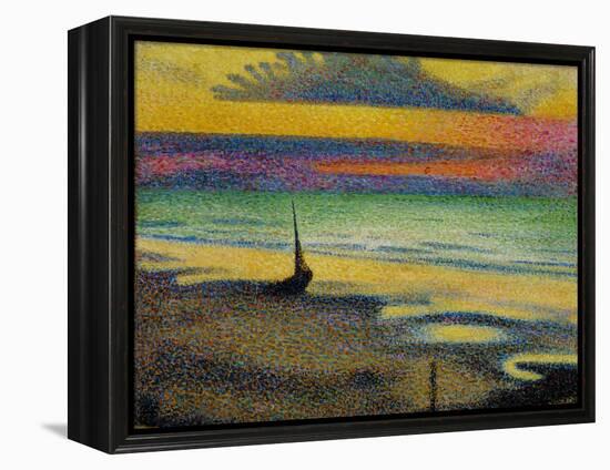 Plage a Heist. 1891-92-Georges Lemmen-Framed Premier Image Canvas