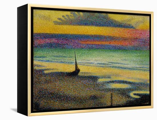 Plage a Heist. 1891-92-Georges Lemmen-Framed Premier Image Canvas