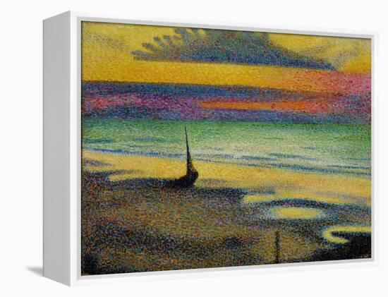 Plage a Heist. 1891-92-Georges Lemmen-Framed Premier Image Canvas