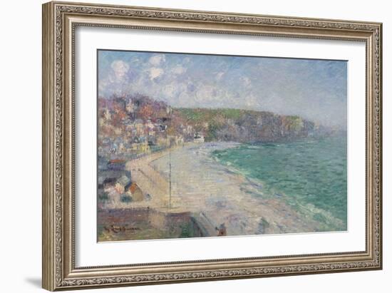 Plage at Falaises-Gustave Loiseau-Framed Giclee Print