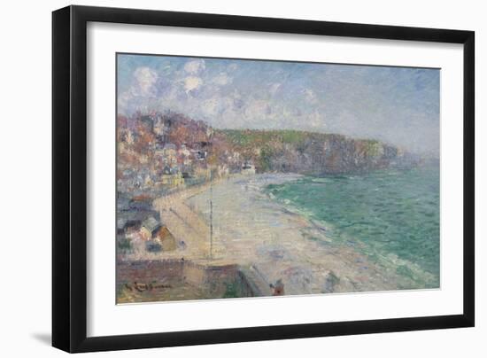 Plage at Falaises-Gustave Loiseau-Framed Giclee Print