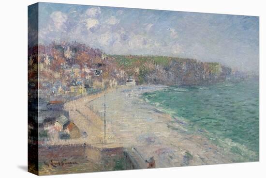 Plage at Falaises-Gustave Loiseau-Framed Stretched Canvas