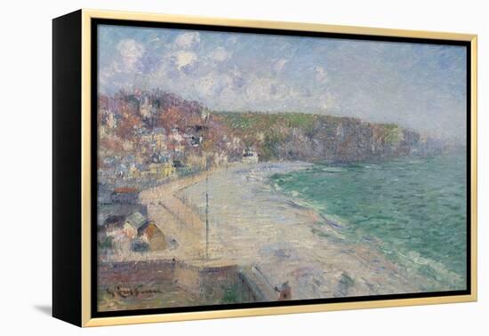 Plage at Falaises-Gustave Loiseau-Framed Stretched Canvas