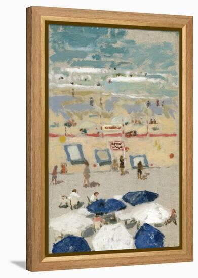 Plage, Biarritz, 1999-Delphine D. Garcia-Framed Premier Image Canvas