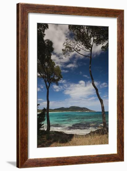 Plage De Palombaggia Beach, Porto Vecchio, Corsica, France-Walter Bibikow-Framed Photographic Print