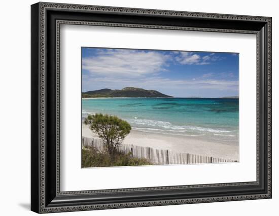 Plage De Palombaggia Beach, Porto Vecchio, Corsica, France-Walter Bibikow-Framed Photographic Print