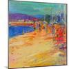 Plage De Pampelonne, 2021 (Oil on Canvas)-Peter Graham-Mounted Giclee Print