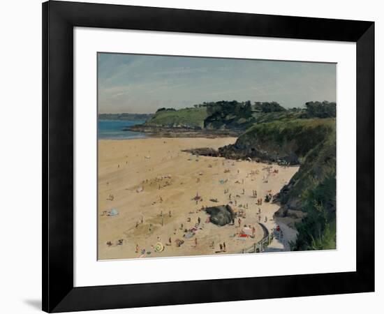 Plage des Cur? Afternoon, 2014-Peter Brown-Framed Giclee Print