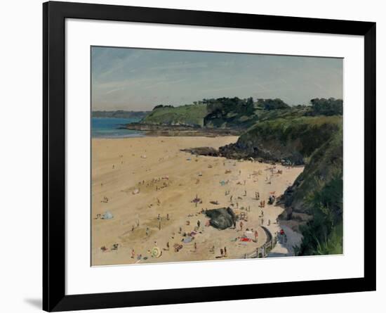 Plage des Cur? Afternoon, 2014-Peter Brown-Framed Giclee Print