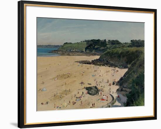 Plage des Cur? Afternoon, 2014-Peter Brown-Framed Giclee Print