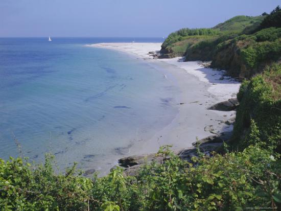 Plage Des Grands Sables Beach Groix Island Brittany France Europe Photographic Print By Guy Thouvenin Artcom