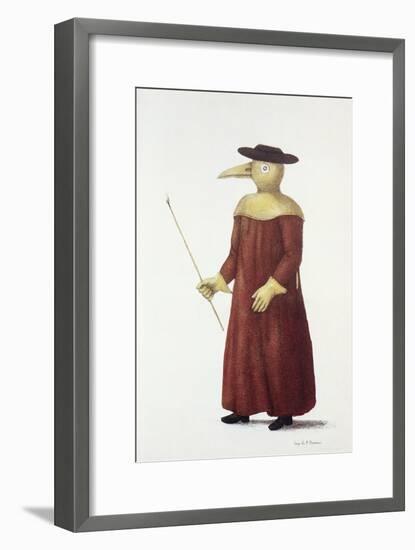 Plague Doctor, 18th Century-Science Photo Library-Framed Photographic Print