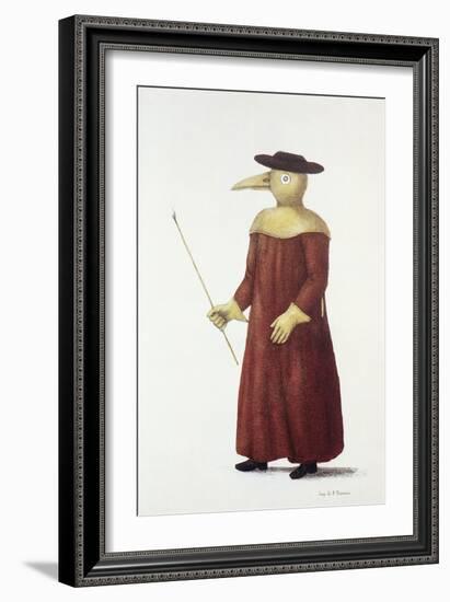 Plague Doctor, 18th Century-Science Photo Library-Framed Photographic Print