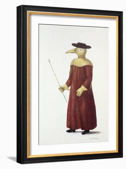 Plague Doctor, 18th Century-Science Photo Library-Framed Photographic Print