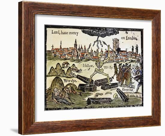 Plague Of London, 1665-null-Framed Giclee Print