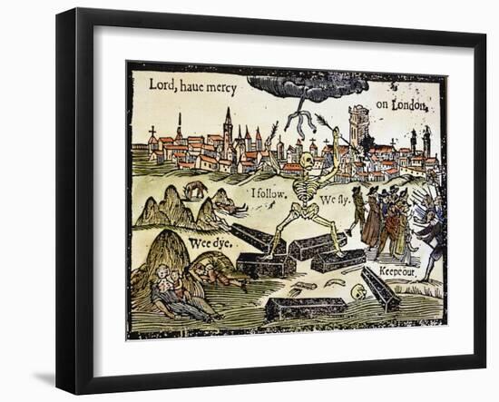 Plague Of London, 1665-null-Framed Giclee Print